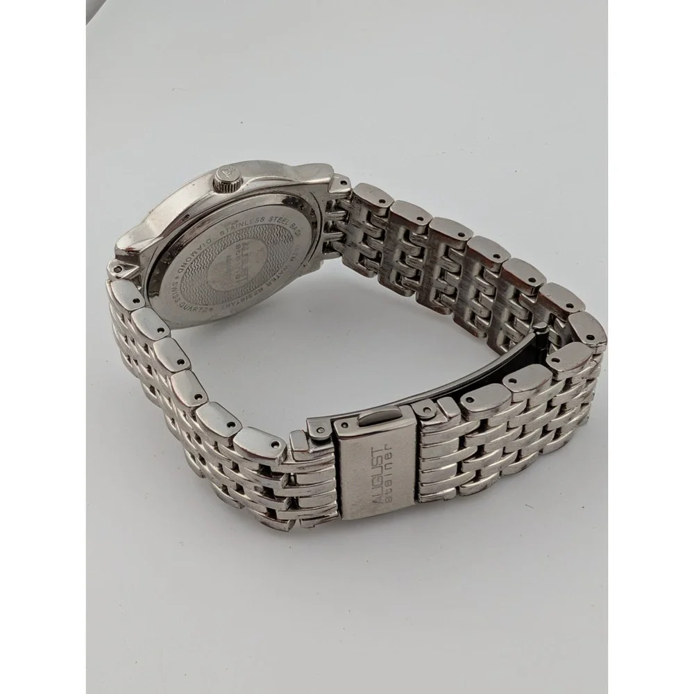 August Steiner Swiss Watch Wome 30mm Case MOP Dial 6.25